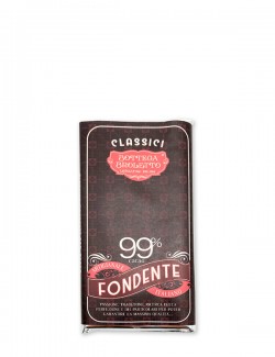 Bar of dark chocolate 99%