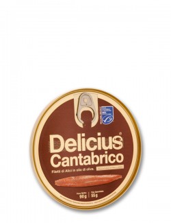 Filetti di alici del Cantabrico in olio di oliva - 90 g